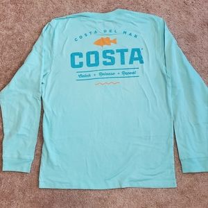 Long Sleeve Light BlueCosta del Mar Tee